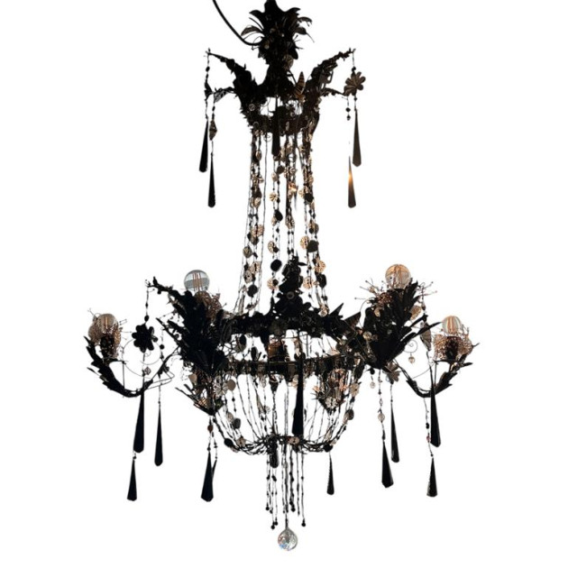 Chandelier Regency nero